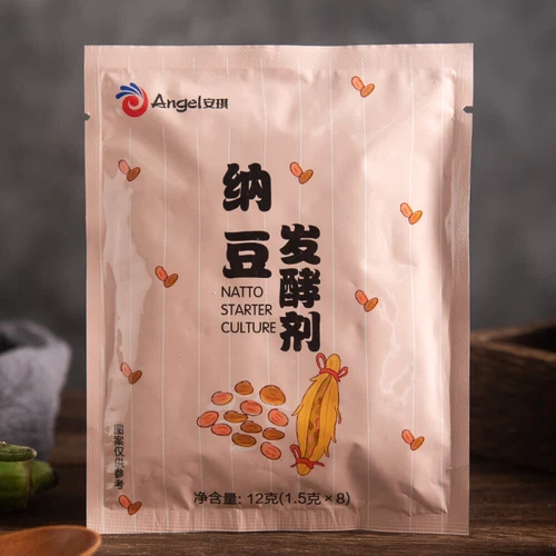 安琪酵母纳豆发酵剂小包装 1,5 g*24条 家用自制纳豆菌种 豆制品发酵菌粉 - Foto 8 di 8