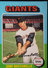 JOHN BOCCABELLA—1975 Topps Mini #553