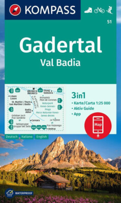 Wanderkarte Nr. 51. Gadertal. Ediz. mehrsprachig - AA.VV.