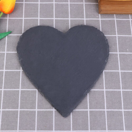  20 CM Cake Plate Natural Slate Tray Dried Fruits Display Board - Picture 1 of 12