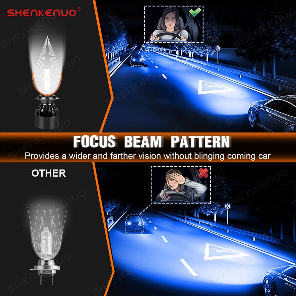 Kit de faros antiniebla altos/bajos 8000K LED para Toyota MR2 Spyder 2003-2005 Foto 2 de 4