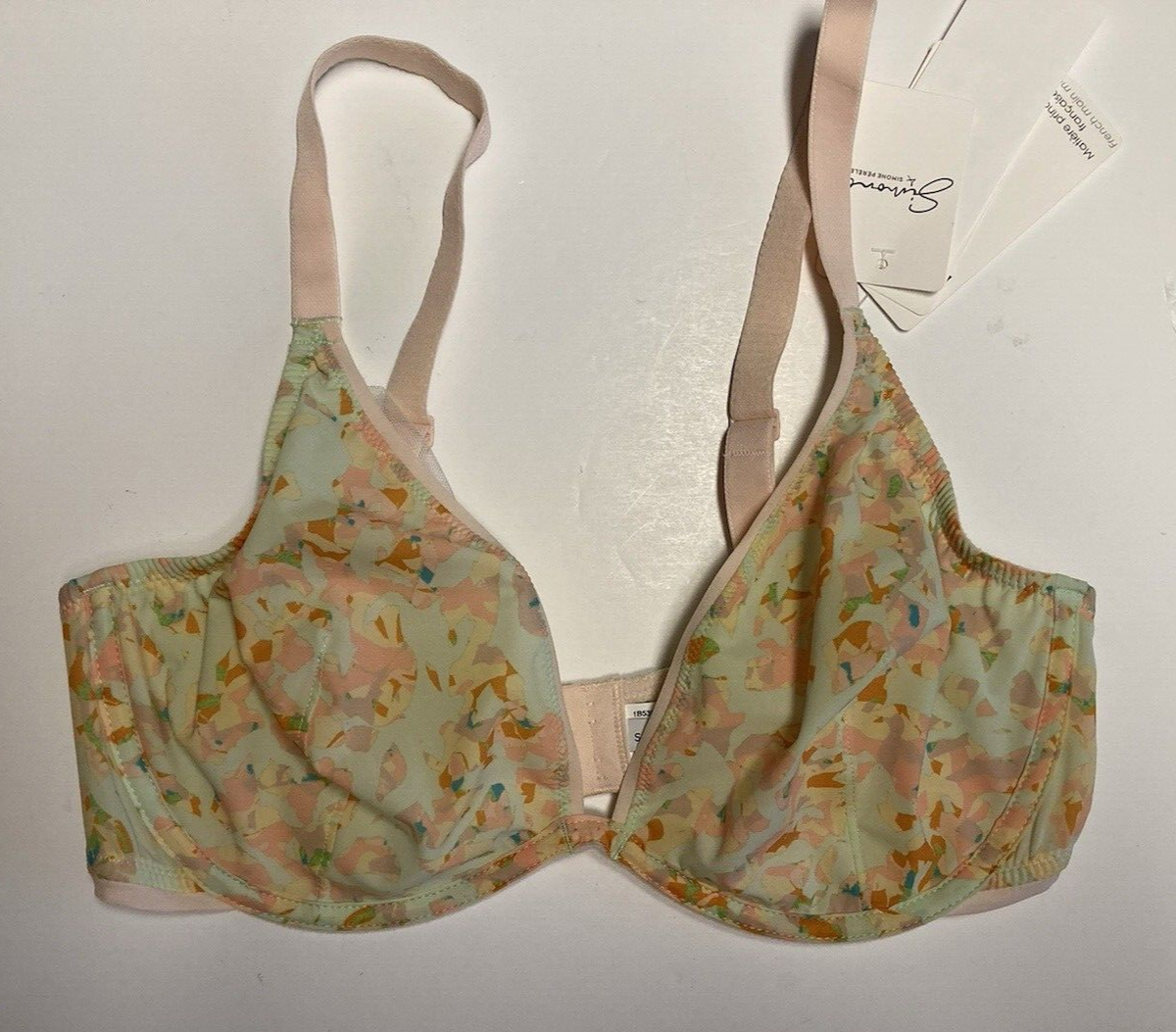 New Simone Perele Bra Charlotte Triangle Underwire 1B5350 Size 34E