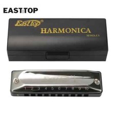 EASTTOP T002 Diatonic Harmonica 10Hole 20Tone Blues Harmonica Key C Mouth Organ