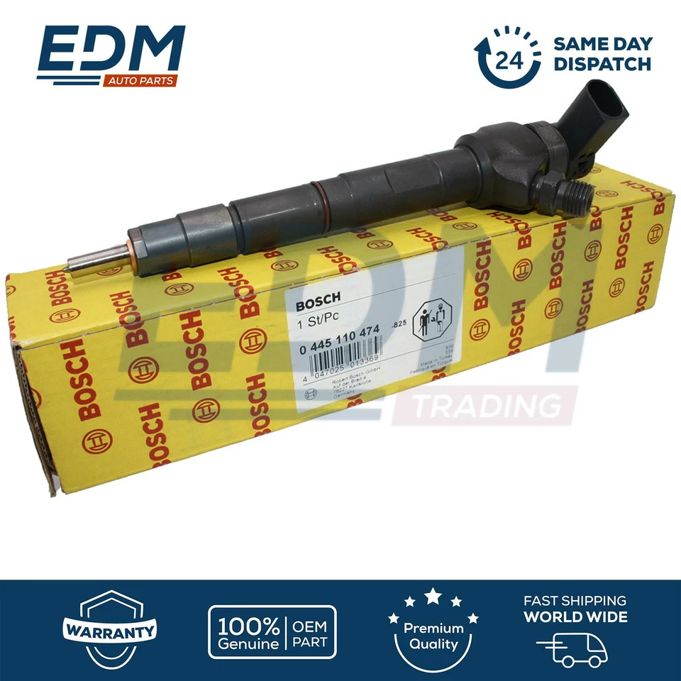 Inyector diésel BOSCH Common Rail VW Golf7 2012- Audi A3 2012- 2.0TDI 04L130277E Foto 3 de 3