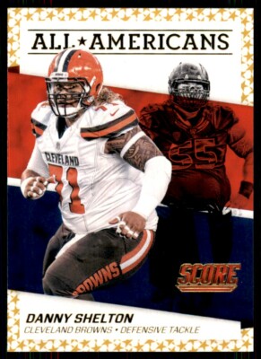 2016 Score All-Americans GOLD Danny Shelton Cleveland Browns #4