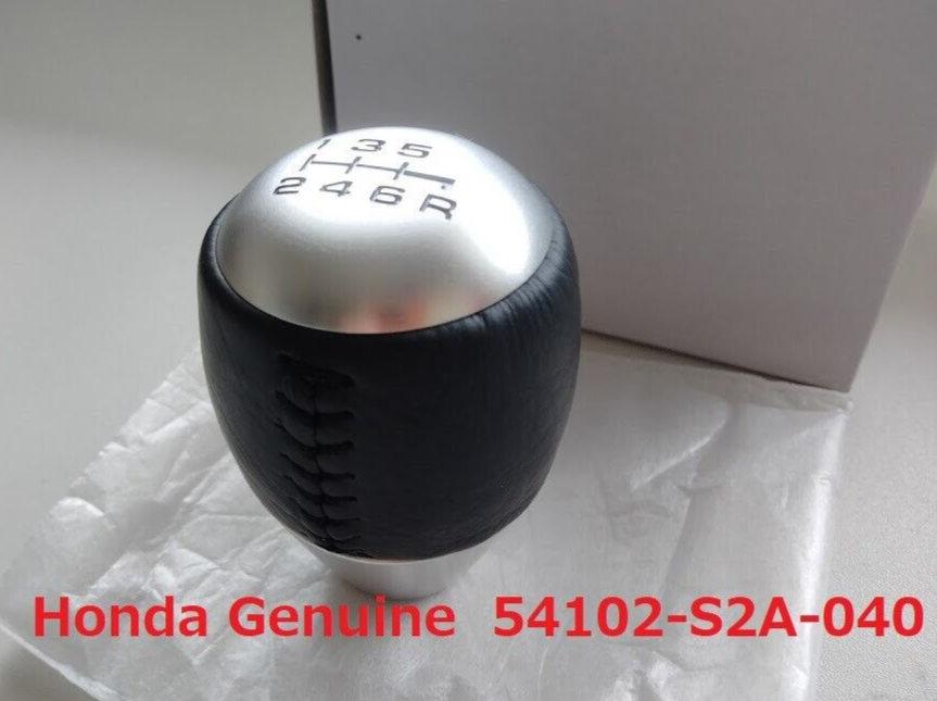 Honda Genuine OEM 54102-S2A-040 6-Speed Leather Shift Knob S2000