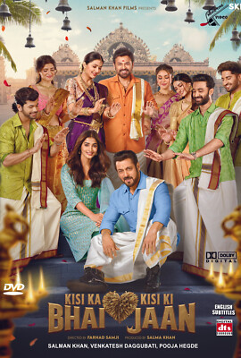 Kisi Ka Bhai Kisi Ki Jaan Hindi DVD Stg: Salman Khan, Venkatesh, Pooja Hegde