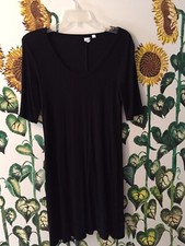 Gap Little Black Dress Comfy Rayon Blend M