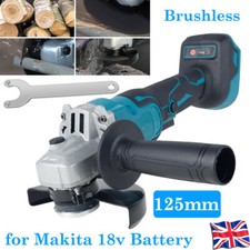 125mm Electric Cordless Brushless Angle Grinder For Makita 18V Li-ion Battery UK
