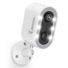 Wireless Solar Battery Powered Security Camera System WiFi Outdoor Audio 2K Home