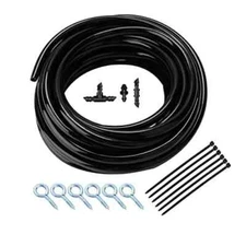 Co2 Drilled Tubing 25ft 1/4" Co2 Tubing Grow Room Co2 Injection System Compatibl