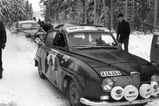 Saab 96 V4 1968 Rally Car Motor  4x6 photo 