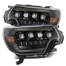 For 12-15 Toyota Tacoma Nova Alpha Black Led Projector Headlights Headlamps For 12-15 Toyota Tacoma Nova Alpha Black Led Projector Headlights Headlamps
