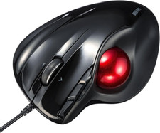 Wired Ergonomic Trackball Mouse, Computer Rollerball Mice, Laser Sensor, 34Mm Tr