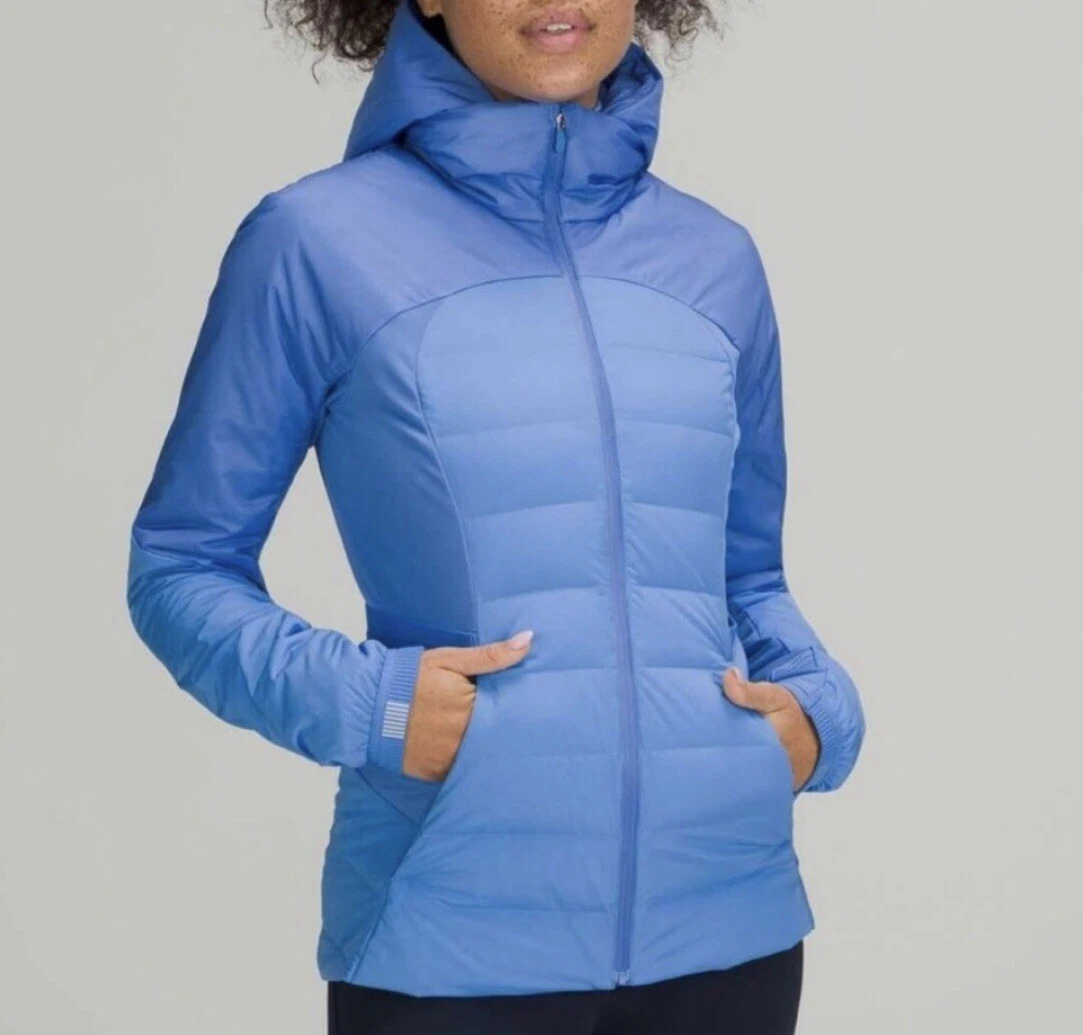 NWOT Lululemon Down For It All Jacket Blue Nile 💙 Sz.6