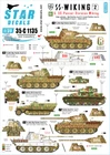 Star Decals , SCALE 1/35 , 35-C1135 , 5. SS-Pz.Div. Wiking. Stab (HQ) vehicles.