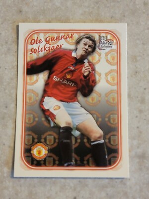 Ole Gunnar Solskjaer 1997 Futera Fans Selection Insert Manchester United 