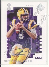 zach mettenberger rookie rc draft auto autograph lsu bengal tigers college #/25