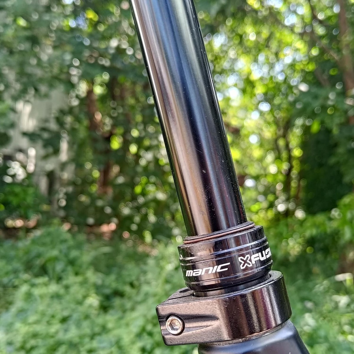 X-Fusion Manic Dropper Seatpost,Internal cable,OD:34.9mm,100/125