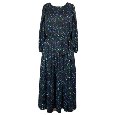 dkny pleated belted dress Belted Pleated Midi Dress | Fit and Flare