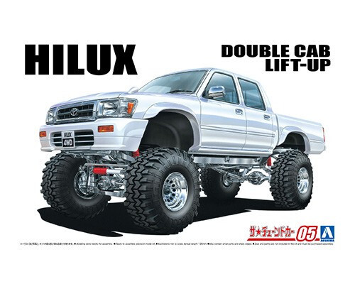 Aoshima 1/24 1994 Toyota LN107 Hilux Pickup Double Cab Lift 