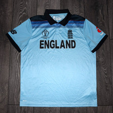 ENGLAND CRICKET CHAMPION SHIRT JERSEY CRICKET WORLD CUP 2019 XL MENS ADULT BLUE