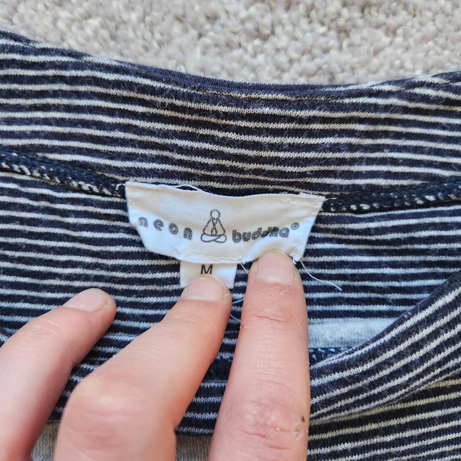 Patchwork Pullover | Y2K Upcycled Colorblock Raw … - image 3