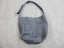 Tory Burch Hobo Shoulder Bag Womens Leather Adjustable Strap Slouchy Purse Handb