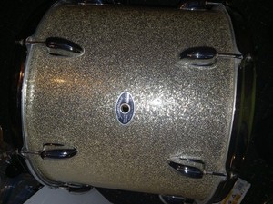 Slingerland  silver gold  sparkle 15x12