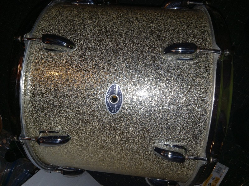 Slingerland  silver gold  sparkle 15x12