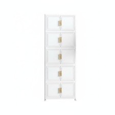 Foldable Storage Cabinet Installation-Effortless Stackable Organizer Bin
