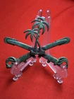 Civil War Confederate Florida Cavalry Headgear Badge with Crossed Sabers
