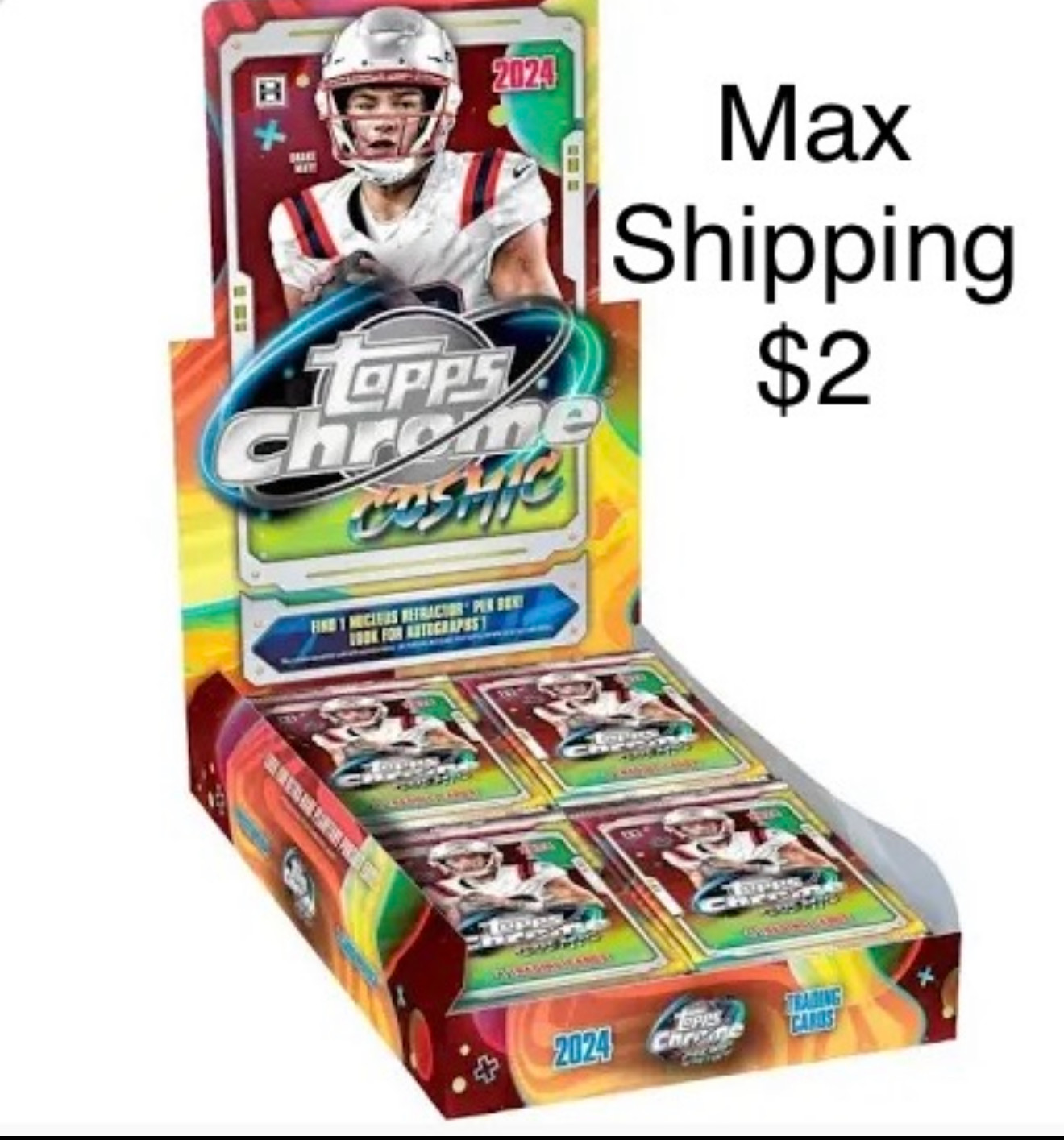 2024 Topps Chrome Cosmic  Football Base Singles - Complete Your Set/Pick a Card