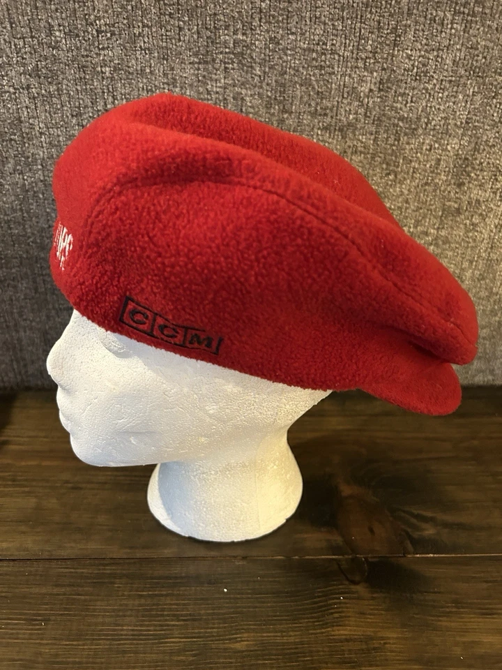 Vintage CCM Ottawa Senators Hockey Red Beret Cap Hat NHL #1 Apparel Medium - Image 2 of 4