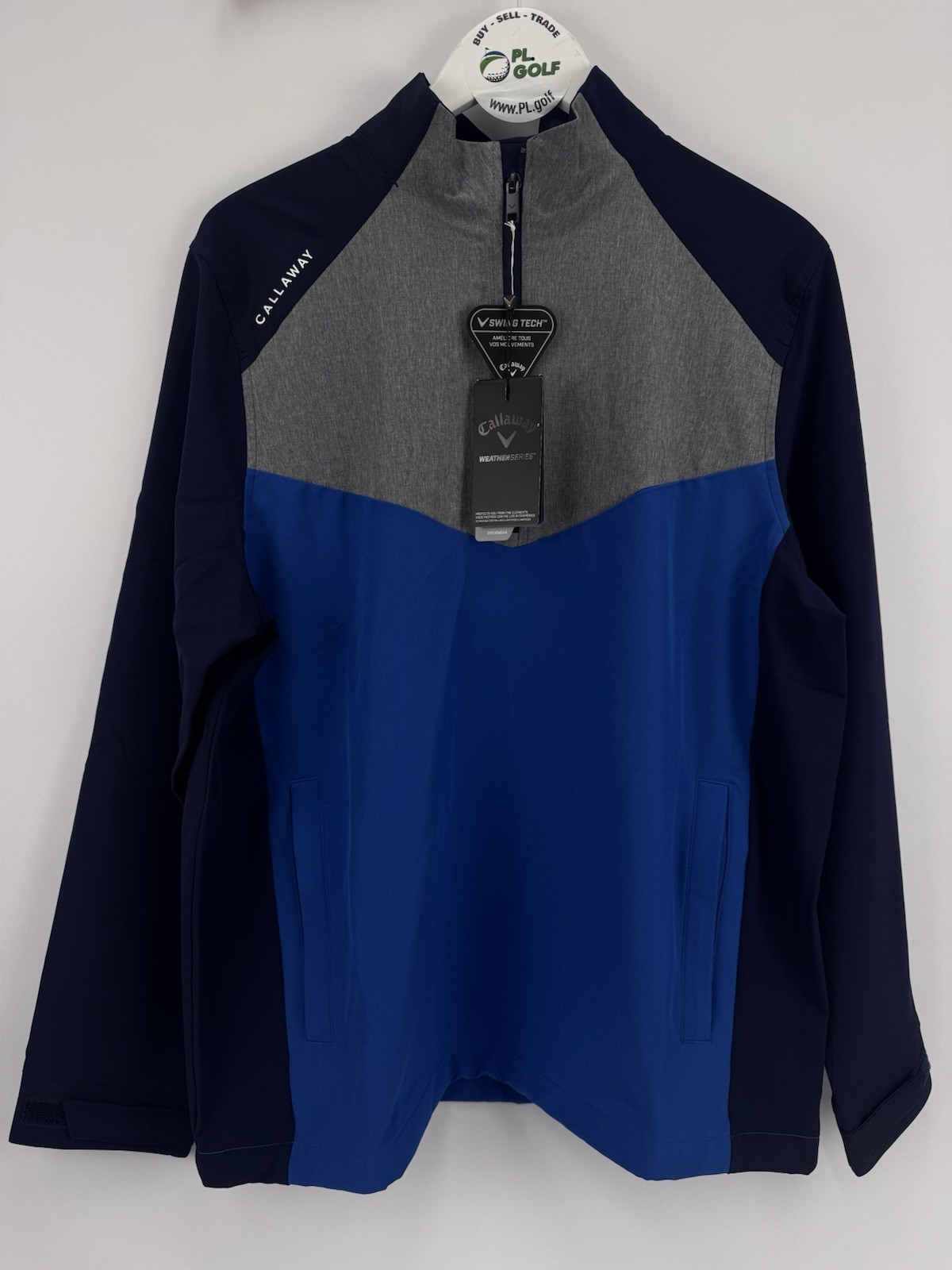 Men’s Callaway Golf Weather Series 1/2 Zip Jacket Size Medium Waterproof/32392 - Image 3