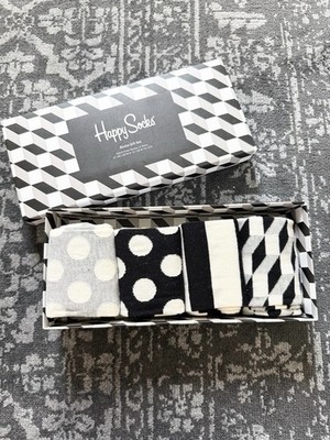 Happy Socks Filled Optic Gift Box 4-pack M/L