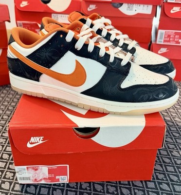 Nike Dunk Low PRM Halloween 2021 Sail/Starfish-Black DD3357-100 Size 12