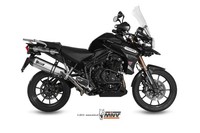 Auspuff Zugelassen Mivv Speed Edge Inox Triumph Tiger 1200 Explorer 2012 - 2015