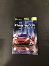 project gotham racing xbox Manual Only
