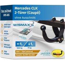 ANH&Auml;NGERKUPPLUNG starr passend f&uuml;r Mercedes CLK 97-02 +13-polig E-Satz ABE EBA