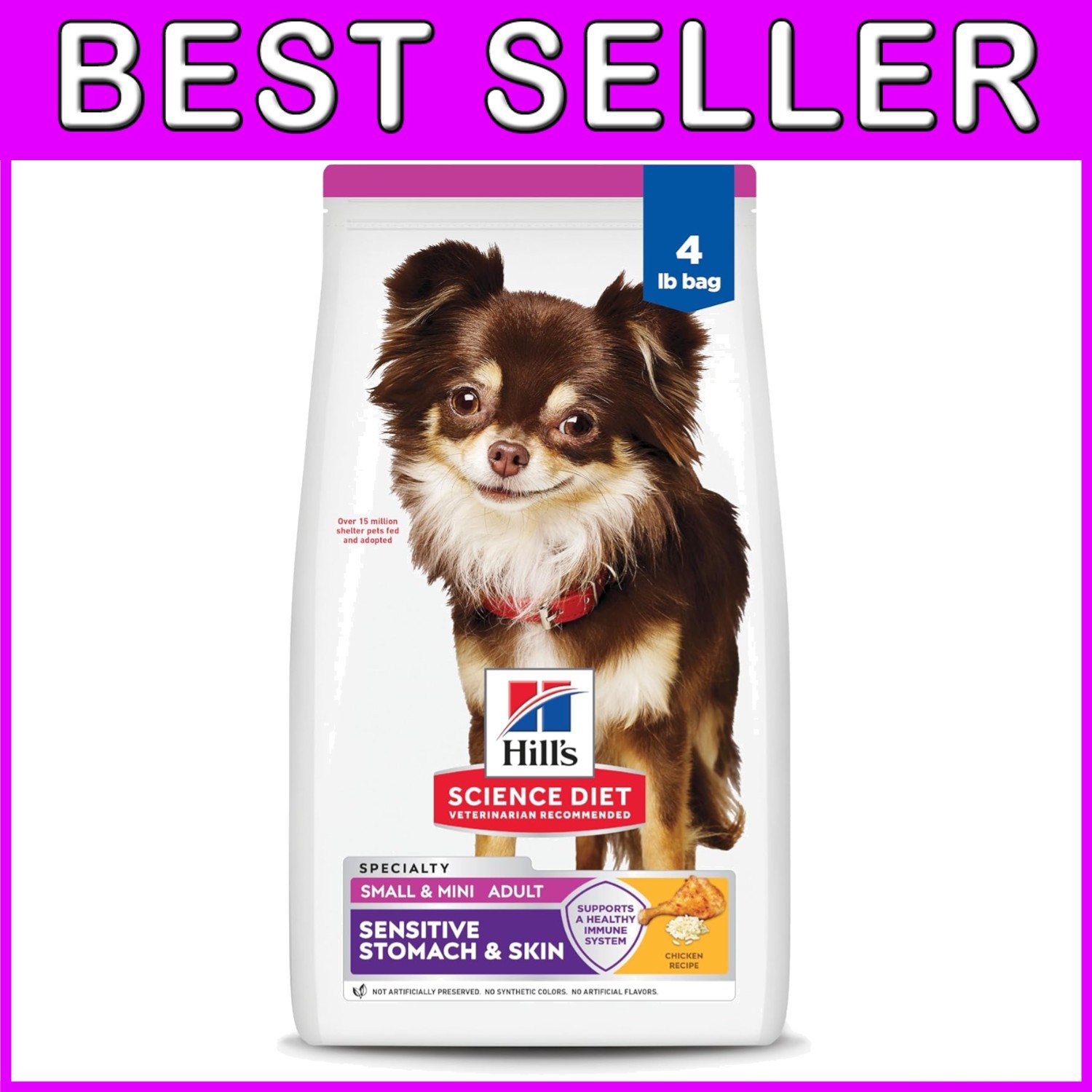 Adult Small & Mini Breeds, Chicken Recipe, Dry Dog Food