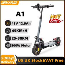 IENYRID A1 Foldable Electric Scooter 800W 48V 12.5 AH E-Scooter Max Speed 45KM/h