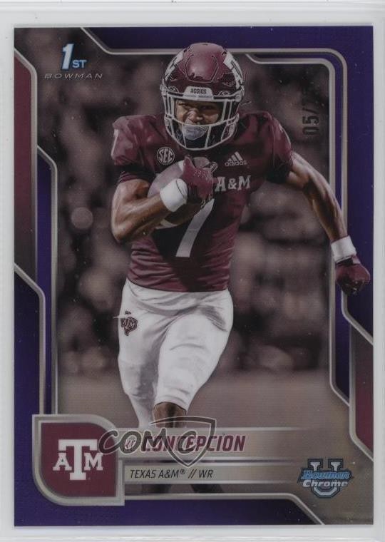 2025 Bowman U Chrome Purple Refractor 5/75 KC Concepcion #91 1c79