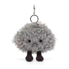 Amuseables Storm Cloud Bag Charm Plush Keychain Soft Toy Gift NWT