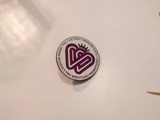 AJW All Japan Women's Wrestling Enamel Pin! Joshi, Puro, Metal