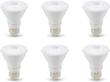 PAR20 LED Light Bulb, 50W Equivalent, 7W Energy Efficient, E26 Standard Base, Wa