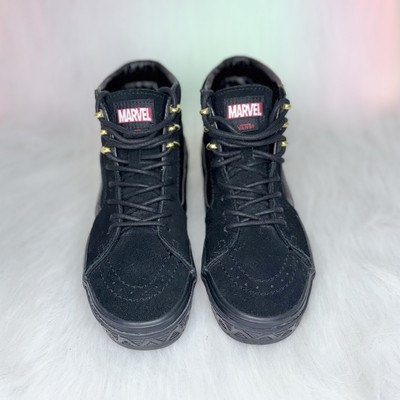 Rare Vans x Marvel Black Panther Sk8 Hi Shoes (721356) Men's 5