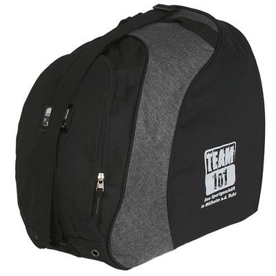 TEAM 101 Skischuhtasche für 1 Paar, Bootbag, Schuhsack schwarz/grau mit Logo