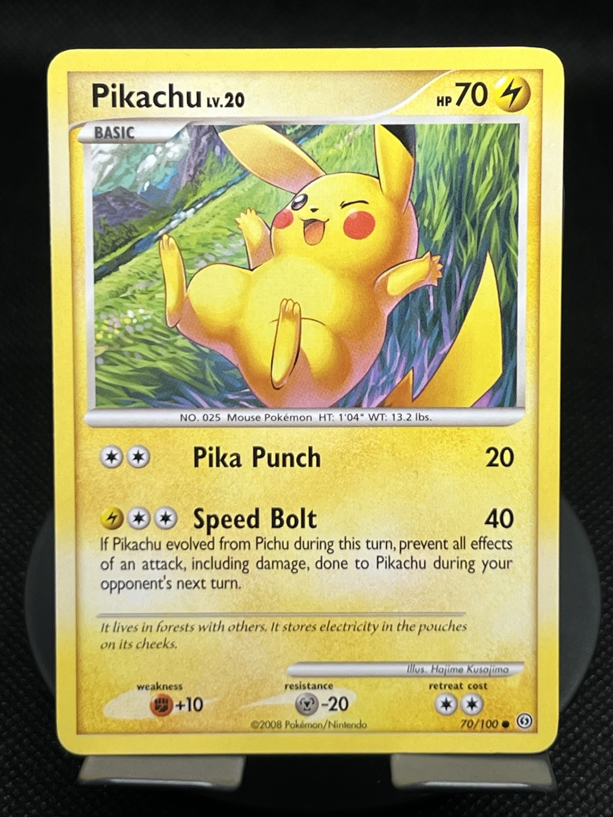 Pokemon TCG Pikachu 70/100 Stormfront Regular LP