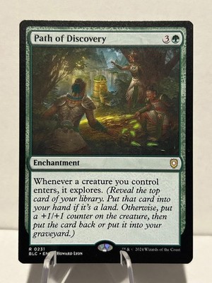 Path of Discovery 231 R Commander: Bloomburrow NM MTG